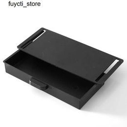 Storage Boxes Bins 50LB hidden desktop storage box for Office pen holders plywood fixed containers kitchen knives S24513