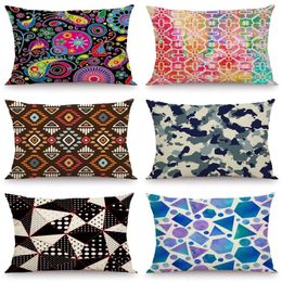Pillow XUNYU 30X50cm/40x60cm Cover Cartoon Geometric Cases Decorative Throw For Sofa Bedroom JX036