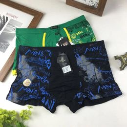 Underpants 3PCS/Lot Multi Fashion Boxers Men Man's Underwaer Panties Stock Quality Panty Under Boxer XKNK-001