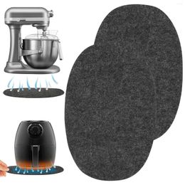 Table Mats 2 Pcs Heat Resistant Mat For Air Fryer Reusable Felt Protector Non-Slip Countertop Oval Coffee Maker