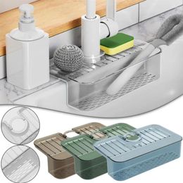 Kitchen Storage Sink Faucet Sponge Holder Drain Rack Water Catcher Mat Countertop Protector Gadget Home Supplies