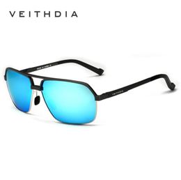 VEITHDIA Aluminum Polarized Men039s Sunglasses Square Vintage Male Sun glasses Eyewear Accessories oculos For Men 6524687529