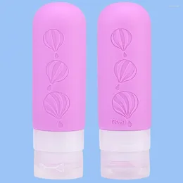 Storage Bottles Refillable Squeeze Tube For Toiletries Space-saving Toiletry Container Luggage Leak-proof Silicone Travel