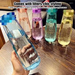 Water Bottles 500Ml Diamond Shape Bottle Outdoor Sport Travel Plastic Portable Leakproof Drinking Cup My Drink 2024