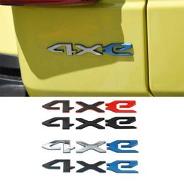 Car Stickers New ABS 4xe Car Trunk Letter Emblem Badge Decals Sticker For Jeep Compass Wrangler JL Grand Cherokee Renegade Accessories T240513