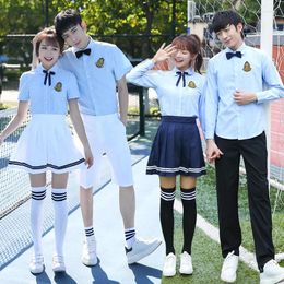 Clothing Sets Skirt School Uniform Set College Style Korean Summer Middle And High Students Primary Uniforms Sixth Grade