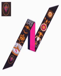 2pcs V Tarot alphabet series Europe and the United States French chain tied with bag handle scarf small ribbon bag with female3950629