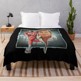 Blankets Gifts Men A Bionic Human FigureGraphic For Fan Throw Blanket Moving Sofa Bed