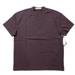 디자이너 여성 티셔츠 티 셔츠 진한 보라색 패션 남자 100% 순수한 면화 티 편지 고급 티셔츠 브랜드 의류 고위 스트리트 느슨한 대형 캐주얼 탑 S-XL