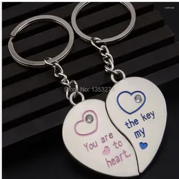 Party Favor ! One Pair Keychain"You Are The Key To My Heart" Wedding Favors And Gifts Souvenirs Supplies!