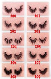 False Eyelashes 1Pairs Makeup 3D Mink Lashes Fluffy Soft Wispy Natural Cross Eyelash Extension Reusable3152560