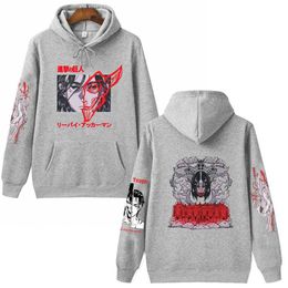 Men's Hoodies Sweatshirts Anime Attack On Titan Hooded Yeager Eren Print Plus Size Hoodie Men Women Sweatshirts Harajuku Unisex Long Slve Pullover T240510