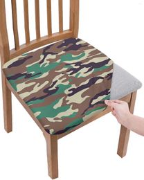 Chair Covers Camouflage Background Elasticity Cover Office Computer Seat Protector Case Home Kitchen Dining Room Slipcovers
