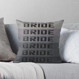 Pillow BRIDE JDM MATERIAL Throw Cover Polyester Pillows Case On Sofa Home Living Room Car Seat Decor 45x45cm