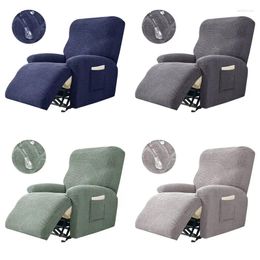 Chair Covers Water Repellent Jacquard Recliner Sofa Lazy Boy Relax Armchair Cover Stretch Solid Colour Lounge Chairs Protector Case