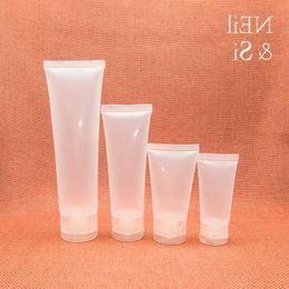 15ml 30ml 50ml 100ml Empty Glossy Plastic Soft Tube Facial Cleanser Hand Cream Empty Body Lotion Shampoo Squeeze Containers Lplid