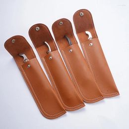 Storage Bags 1PC Razor Case Travel Holder For Manual Double Edge Safety PU Leather