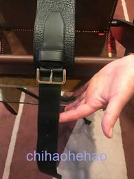 Designer Barbaroy belt fashion buckle genuine leather Authentic Womens Black Wide Leather Belt