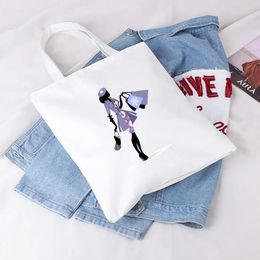 Shopping Bags Urban Woman Lady Bag Canvas Tote Little Princess Custom Print Text Daily Use Diy Eco Reusable