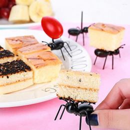 Forks Plastic Fruit Fork Adorable Durable Ant-shaped For Home Kitchen Party Safe Reusable Desserts Children