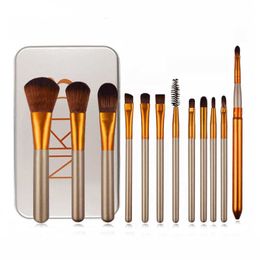 NAKED3 makeup brush 12 Concealer Brush foundation eye shadow iron box makeup beauty brush set tool.