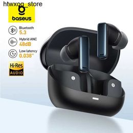 Headphones Earphones Baseus Bowie M2s ANC Earphone Bluetooth 5.3 Active Noise Cancellation -48dB Wireless Headphone Support 3D Spatial Audio Earbuds S24514 S24514