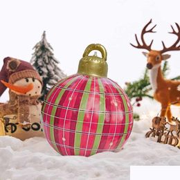 Christmas Decorations Outdoor Tree Inflatable Ball Decoration Nt Pvc Holiday With Specar Reflection G220925 Drop Delivery Home Garden Ottqa