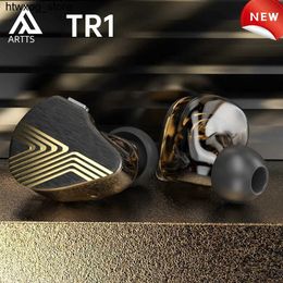 Headphones Earphones ARTTI TR1 In-ear Earphone 10mm 1DD+1BA Dual Driver Monitor HIFI IEMs 3.5mm/Type-c Plug Detachable 0.78 2pin Connector Cable S24514 S24514