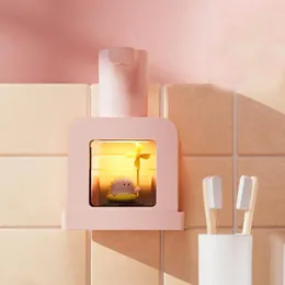 Liquid Soap Dispenser Cute Hand Time Reminder Foam Visible Window Automatic Sensor Storage