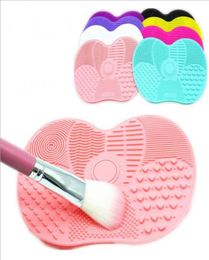 Silicone Makeup brush cleaner Pad Make Up Washing Brush Gel Cleaning Mat Hand Tool Foundation Makeup Brush Scrubber Board7530611