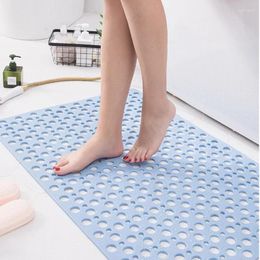 Bath Mats Mat Massage Bathroom Rugs Shower Safety Anti Slip Bathtub Strong Suction Hollow Hydrophobic Foot Pad