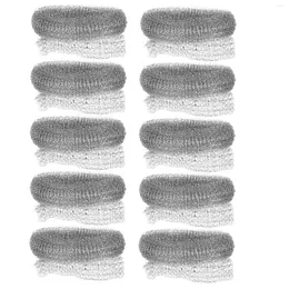 Laundry Bags 10pcs Washing Machine Lint Traps Stainless Steel Wire Mesh Pouches