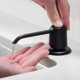 Liquid Soap Dispenser High Quality Brass Kitchen And Lotion Matte Black