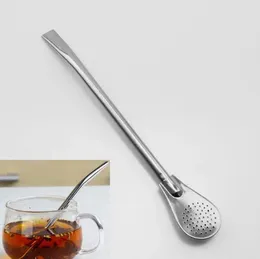 Disposable Cups Straws Pro Tea Stainless Steel Drinking Yerba Mate Straw Gourd Bombilla Philtre Spoon