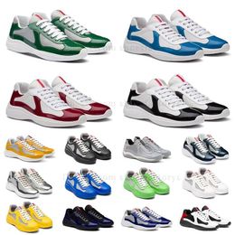 designer shoes mens shoes classic casual womens sneakers leather nylon black outdoor trainers luxury sport man shoes americas cup fashion running mesh tennis shoe