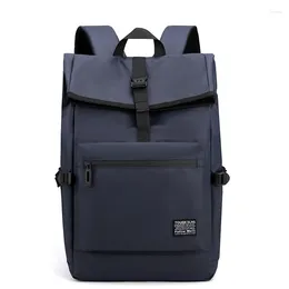 Backpack Large-capacity Student Schoolbag Nylon Waterproof Outdoor Black Men Trendy Cool Casual Sport Camping Back Pack Male