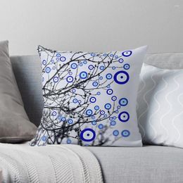 Pillow Evil Eye Tree Throw Cusions Cover Luxury Case