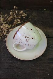 Cups Saucers Amazing Turkish Greek Arabic Coffee & Espresso Cup Set Cream Handmade 6 Person 12 Pieces English