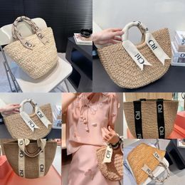 Modish Luxury Woody Bucket Bag Womens Colour Shopping Designer The Tote Bags Straw Crossbody Shoulder Handbag Waterproof Basket Luxurys Girls Classic