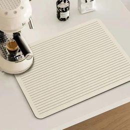 Table Mats Exquisite Kitchen Dish Drying Mat Super Absorbent Dinnerware Placemat Desk Drain Pad Non-slip Heat Resistant Counter Top