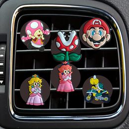 Hook Hanger Super Mary 57 Cartoon Car Air Vent Clip Outlet Per Clips Freshener Accessories For Office Home Drop Delivery Otnyd