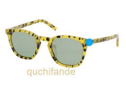 Classic Brand Retro YoiSill Sunglasses Seinat Luerant S4134 Womens Yellow Havana Green 28 Oval 49 mm