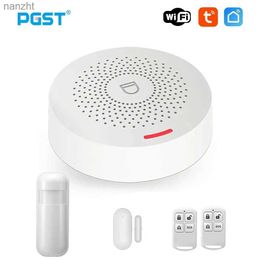 Alarm systems Wifi Tuya Home Alarm System 433MHz Burglar Security Alarm Smart Life Application Control Wireless Home Alarm WX