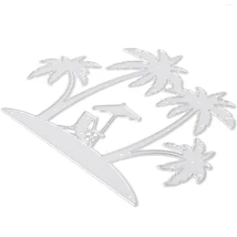 Storage Bottles Tool Kids Po Die Cuts Beach Coconut Tree DIY Mould Stamps Card Making Metal Cutting Child