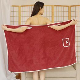 Towel Bath Skirt Bathrobe Softs Wrap Chest Wearable Towels Superfine Fibre Soft Absorbent Chic Home Women Bathrobes