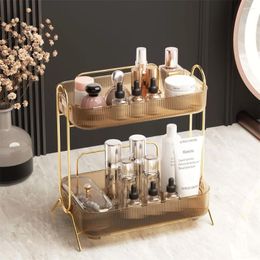 Storage Boxes Mask Skin Care Rack Stable Removable Dust-proof Light Luxury Large Capacity Dresser Cosmetics Box Installation-free