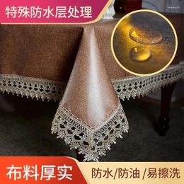 Table Cloth Waterproof Oil Proof And Washable Mat Tea Living Room Household Tablecloth Rectangular Dining