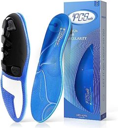 PCSsole Ortic High Arch Support Insoles for Flat Feet Heel PainPlantar FasciitisMetatarsalgiaOver Pronation Men Women 240514
