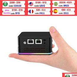 Mini Pcs T9 Plus Pc Intel Alder Lake N100 8Gb/16Gb Ddr5 256/512Gb/1Tb Nvmewindows 11 Tra Small Pocket Computer Dual Lan Three Drop Del Ot2Cw