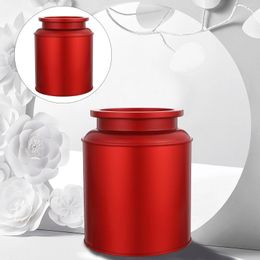 Storage Bottles Tinplate Tea Sealed Can Container Travel Canister Case Leaves Glass Snack Containers